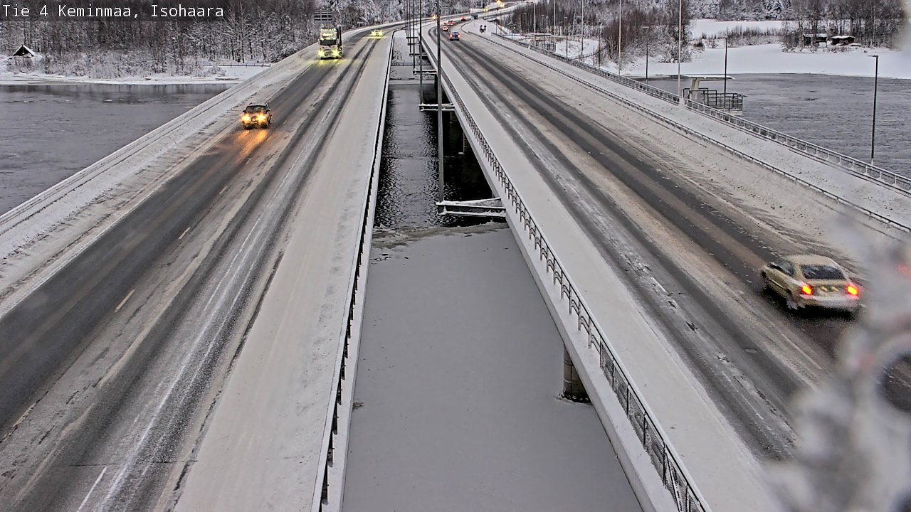 Weather Camera Image Väg 4 Keminmaa, Keminmaa, Lappi