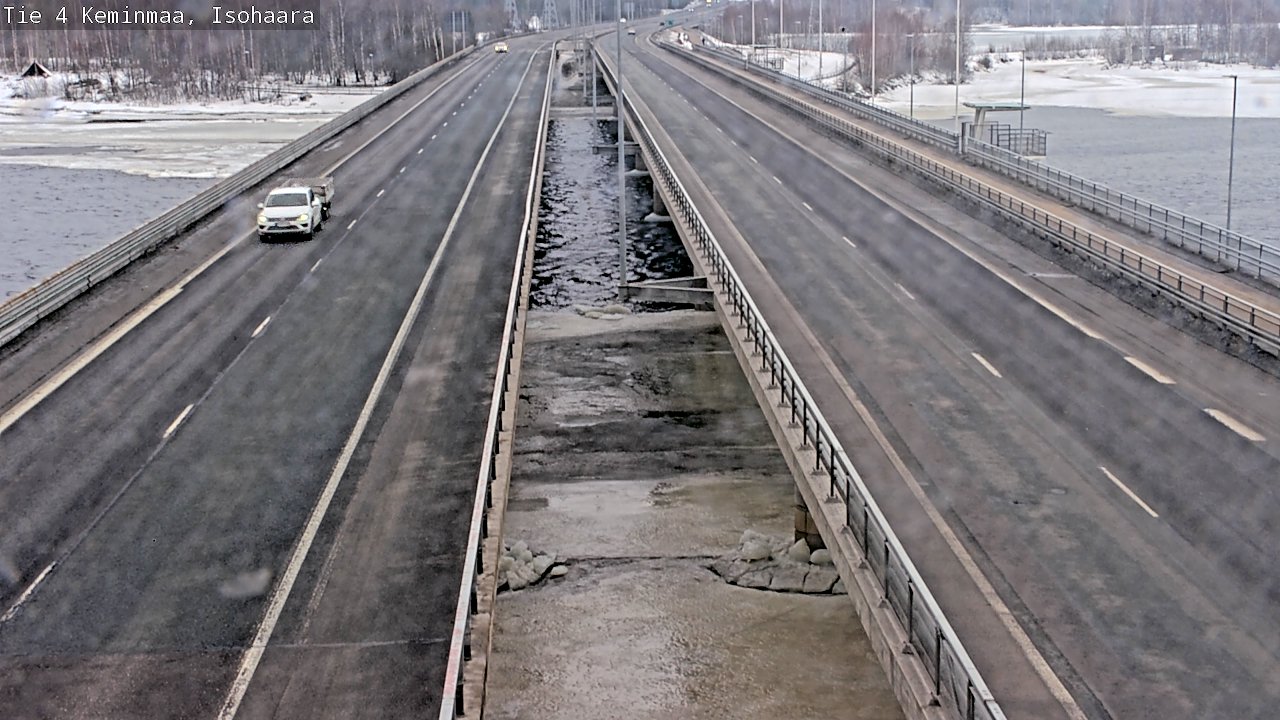 Weather Camera Image Road 4 Keminmaa, Keminmaa, Lappi