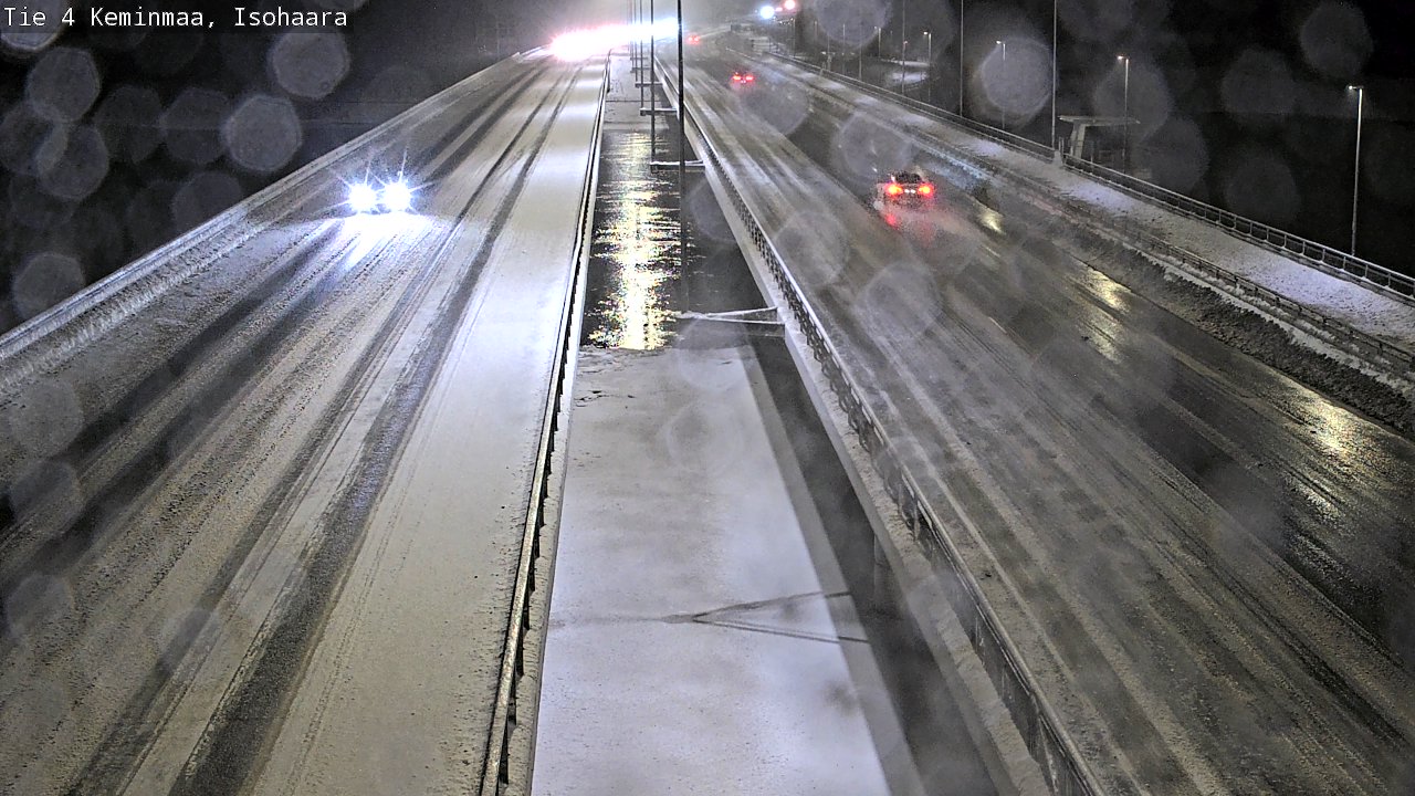 Weather Camera Image Väg 4 Keminmaa, Keminmaa, Lappi