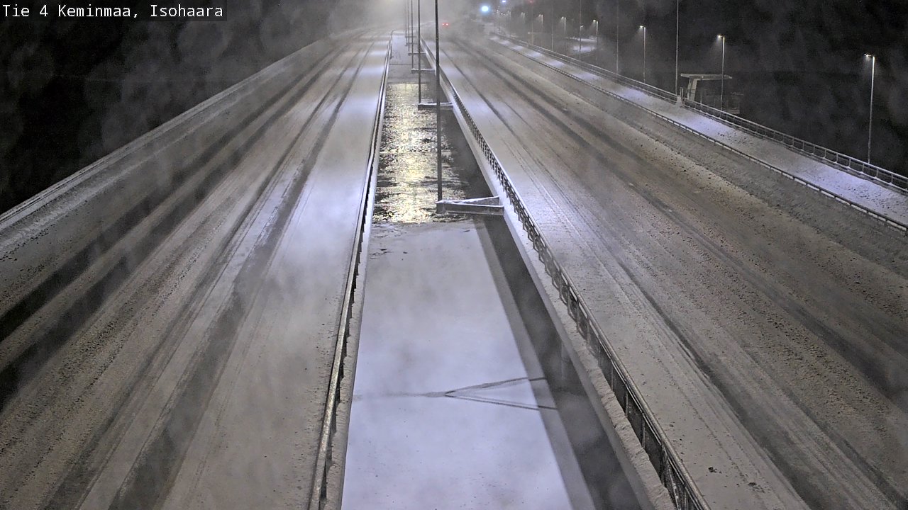 Weather Camera Image Väg 4 Keminmaa, Keminmaa, Lappi