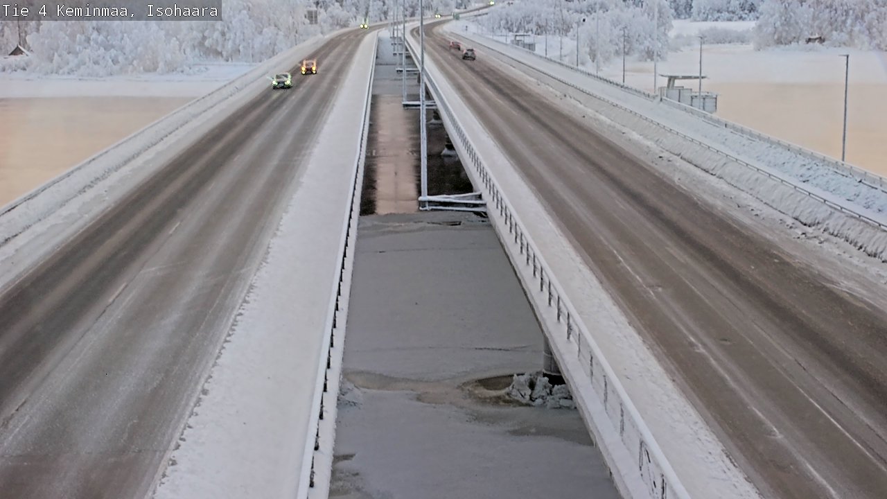 Weather Camera Image Road 4 Keminmaa, Keminmaa, Lappi