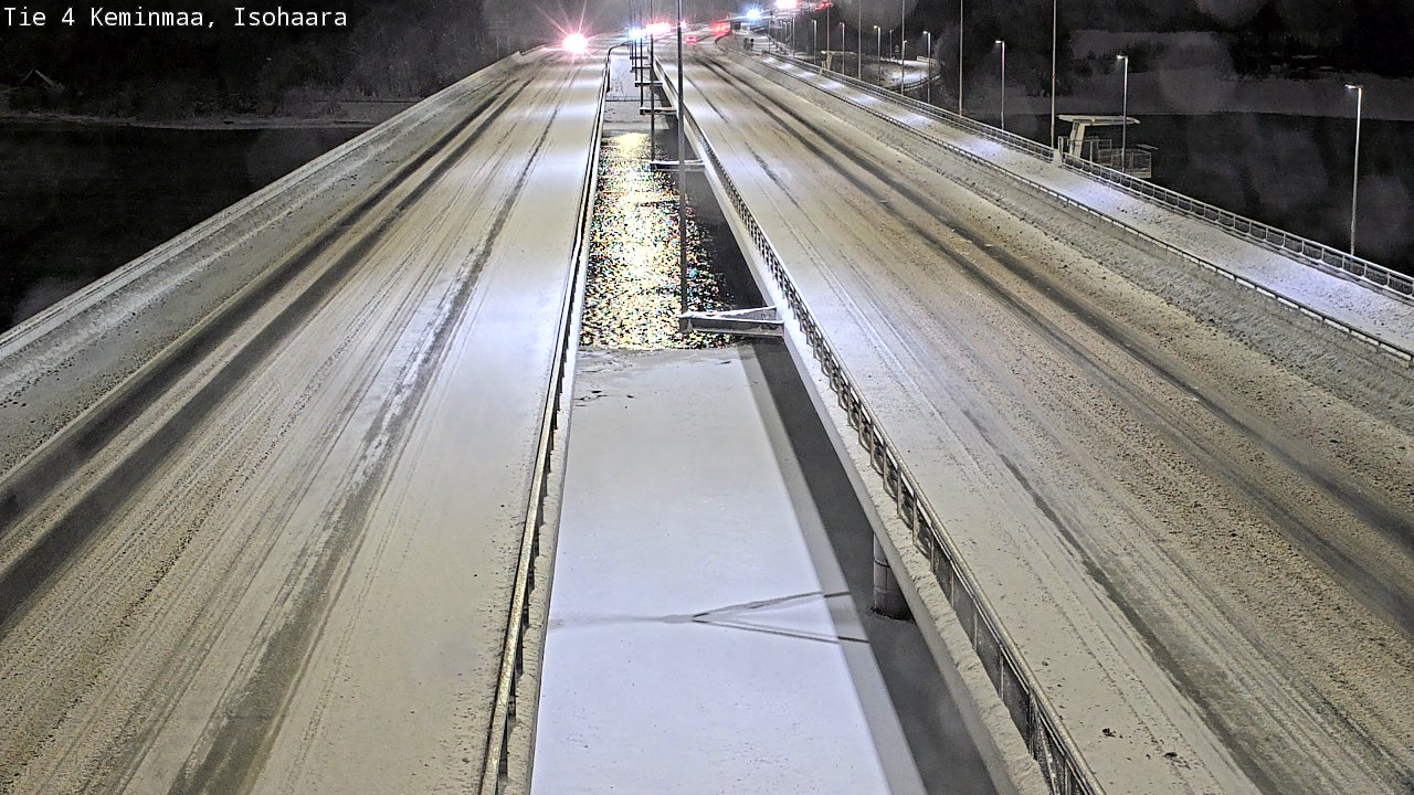 Weather Camera Image Väg 4 Keminmaa, Keminmaa, Lappi
