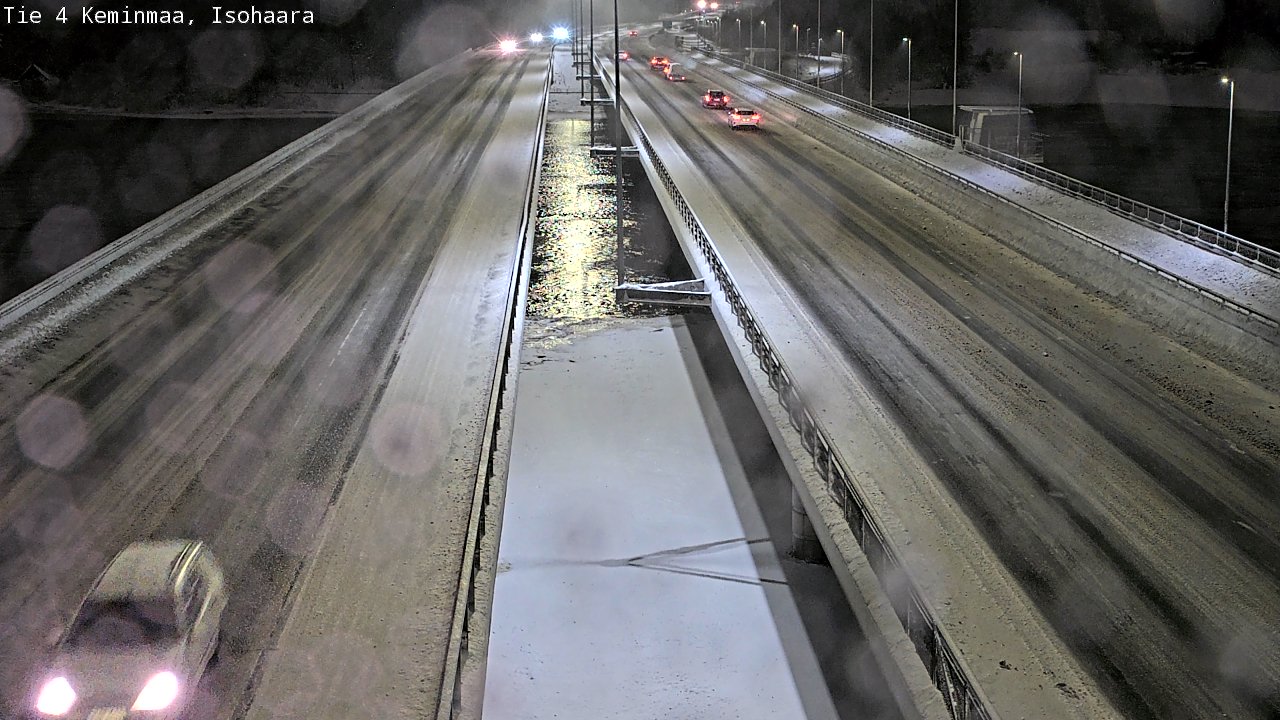 Weather Camera Image Väg 4 Keminmaa, Keminmaa, Lappi