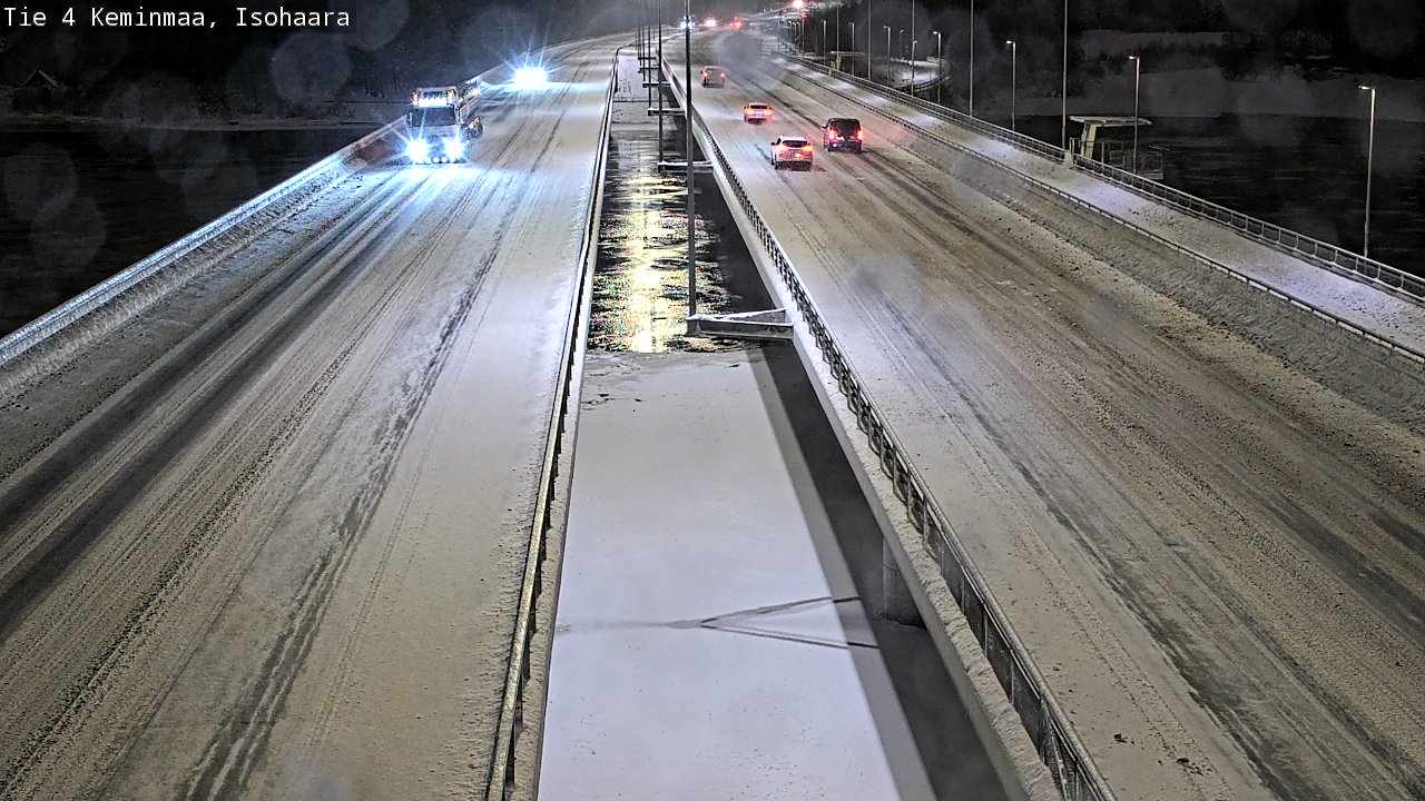 Weather Camera Image Väg 4 Keminmaa, Keminmaa, Lappi