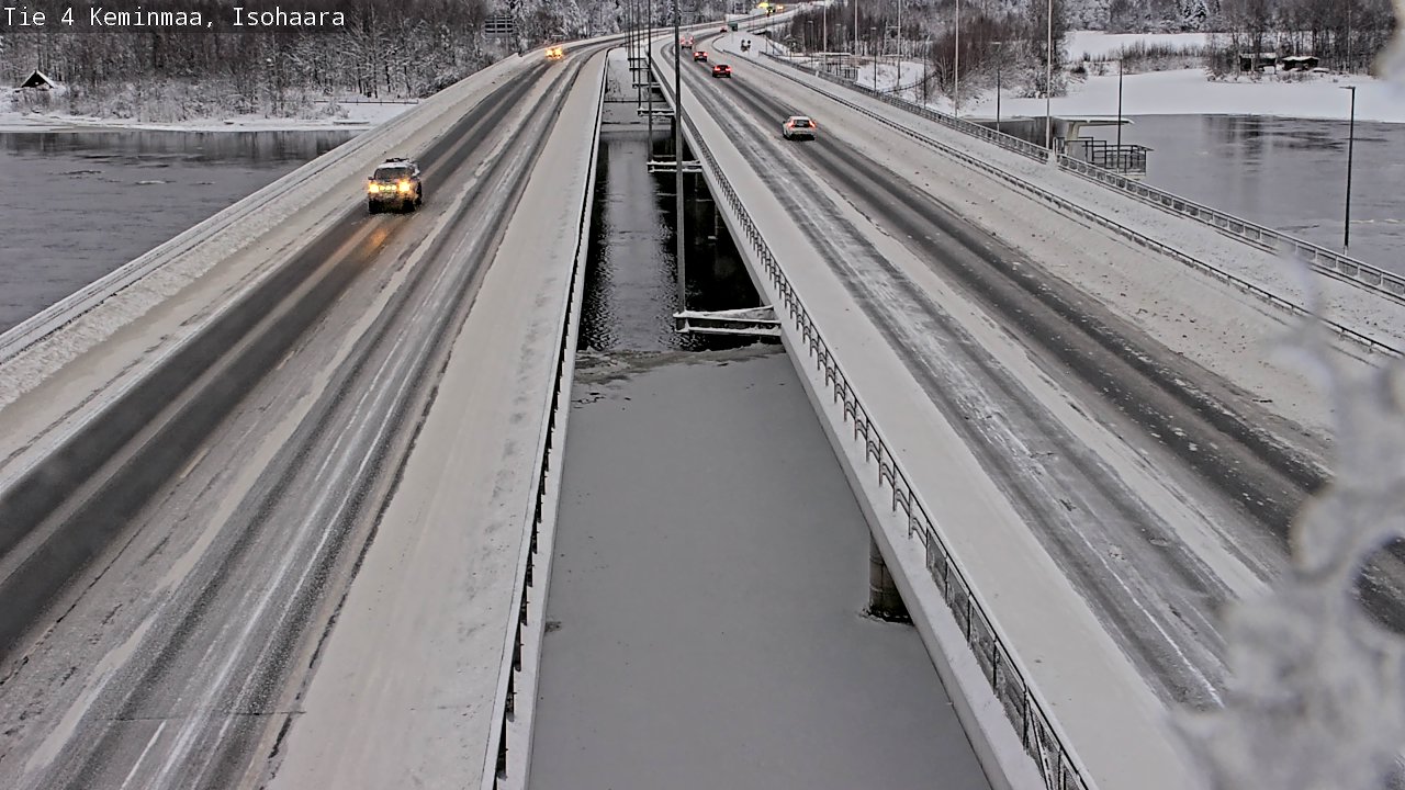 Weather Camera Image Väg 4 Keminmaa, Keminmaa, Lappi