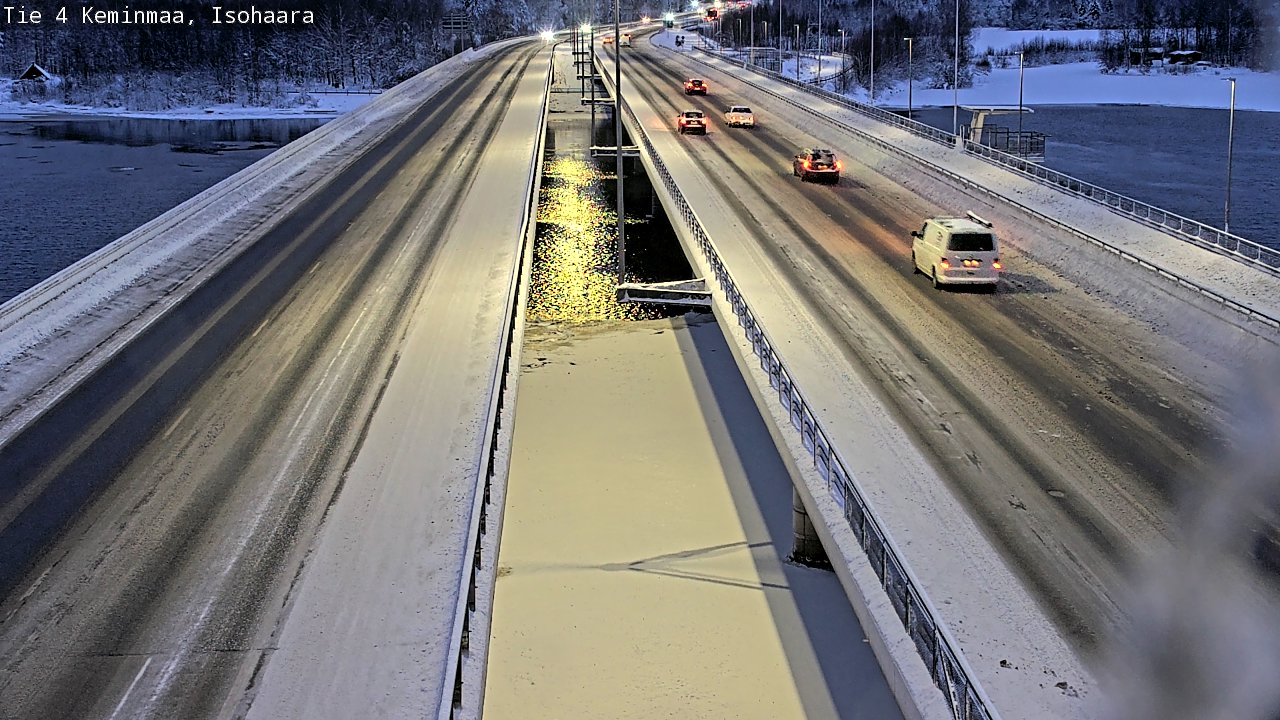 Weather Camera Image Väg 4 Keminmaa, Keminmaa, Lappi