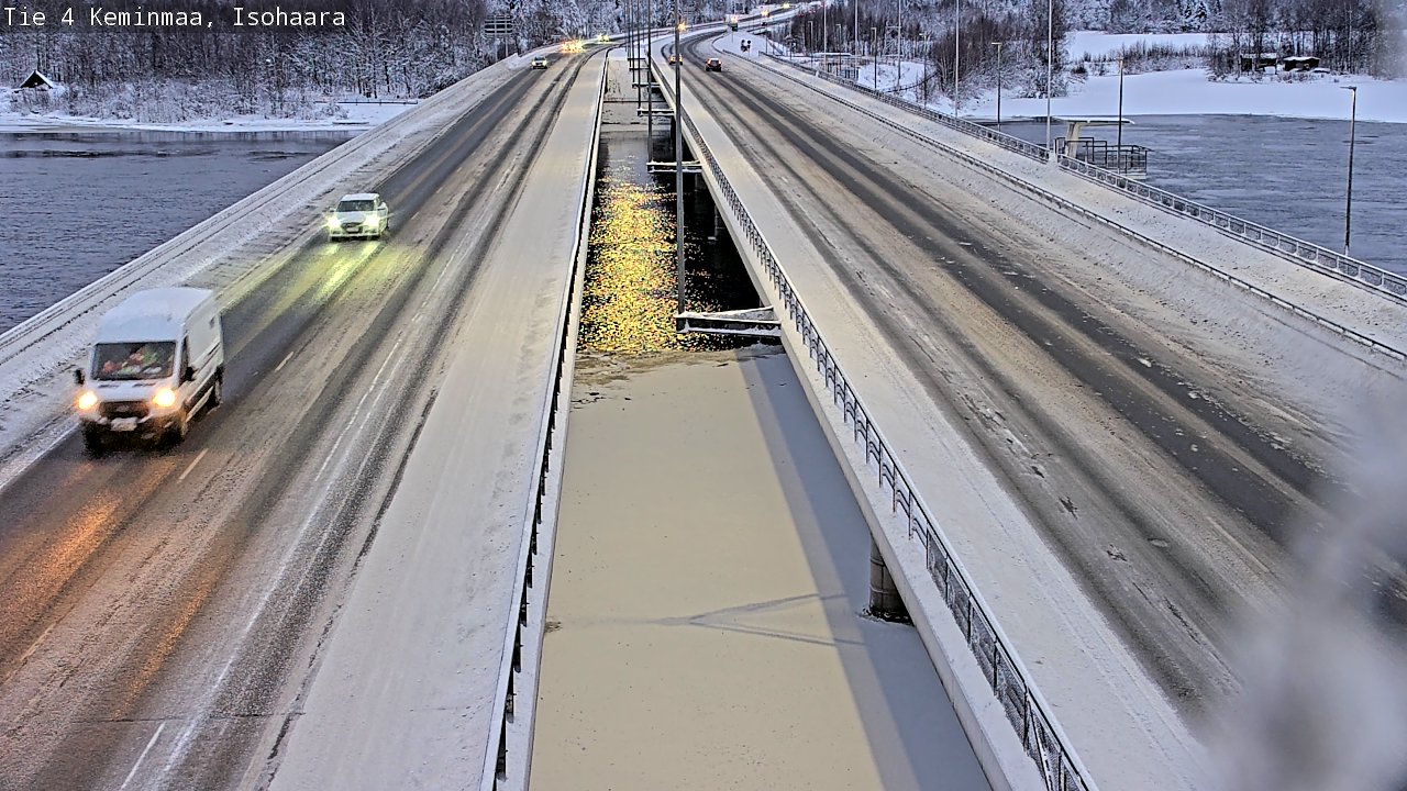 Weather Camera Image Väg 4 Keminmaa, Keminmaa, Lappi
