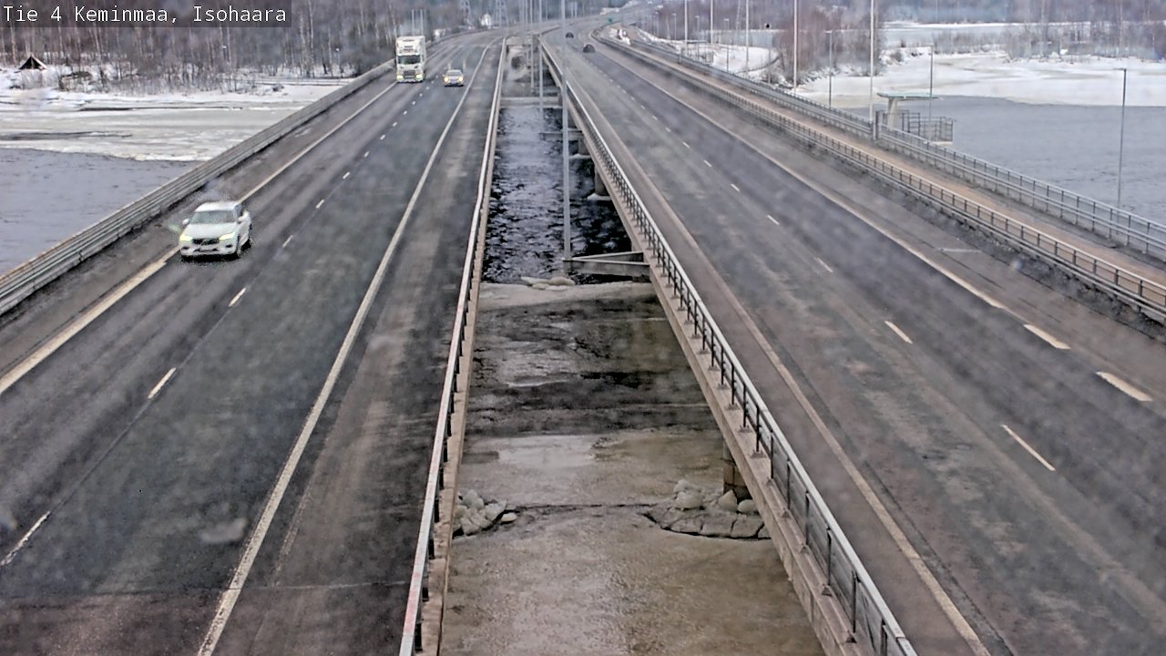 Weather Camera Image Road 4 Keminmaa, Keminmaa, Lappi