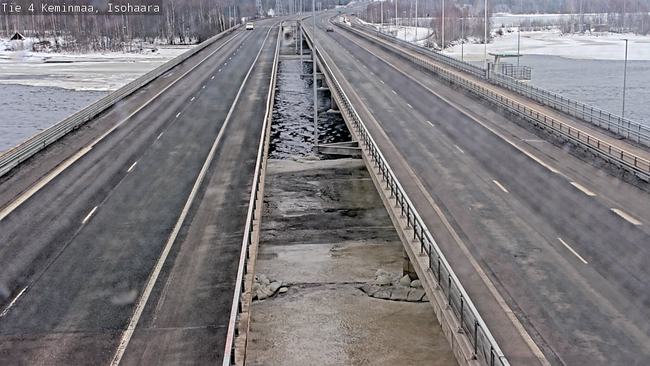 Weather Camera Image Road 4 Keminmaa, Keminmaa, Lappi