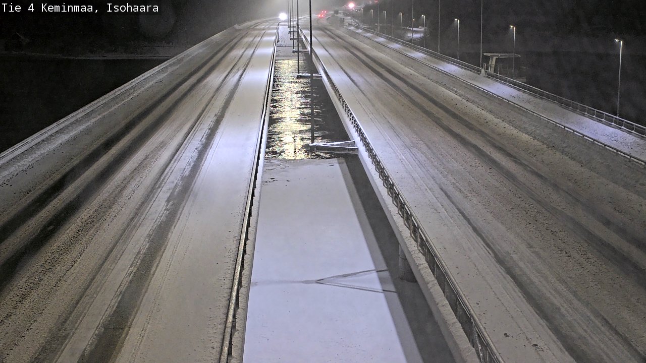 Weather Camera Image Väg 4 Keminmaa, Keminmaa, Lappi