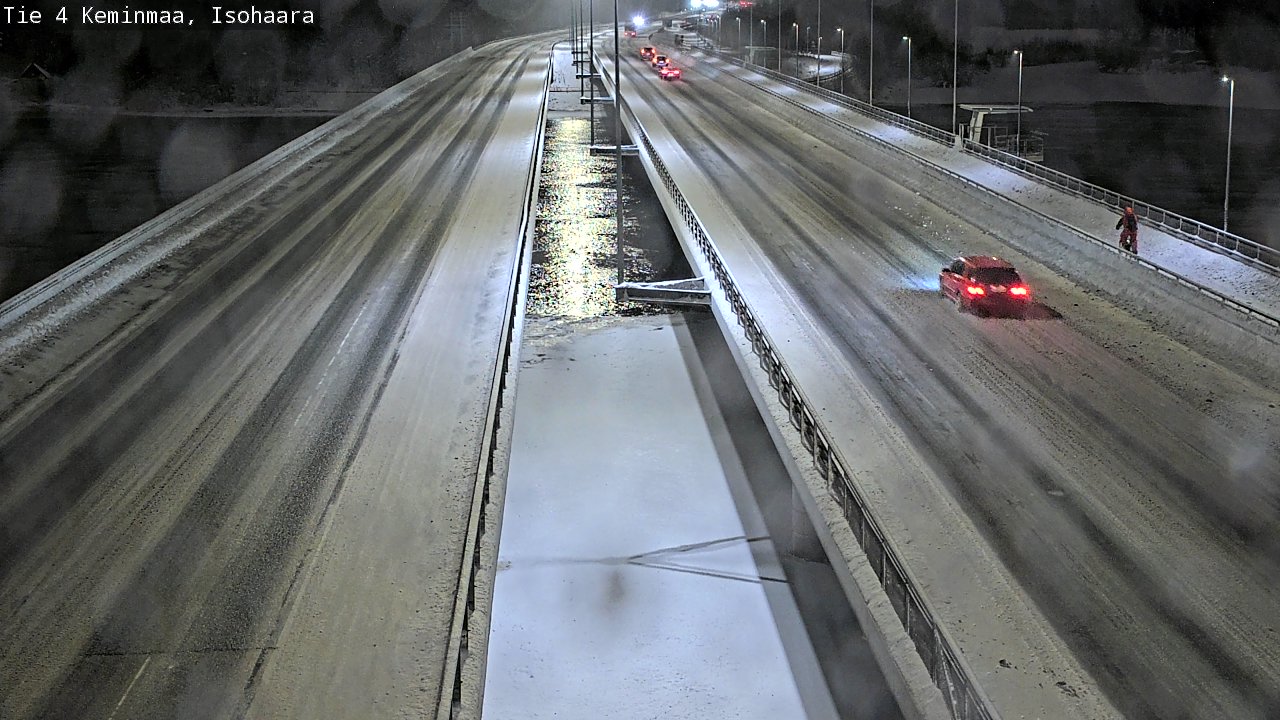 Weather Camera Image Väg 4 Keminmaa, Keminmaa, Lappi