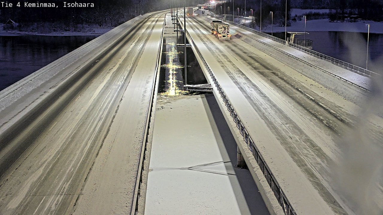Weather Camera Image Väg 4 Keminmaa, Keminmaa, Lappi