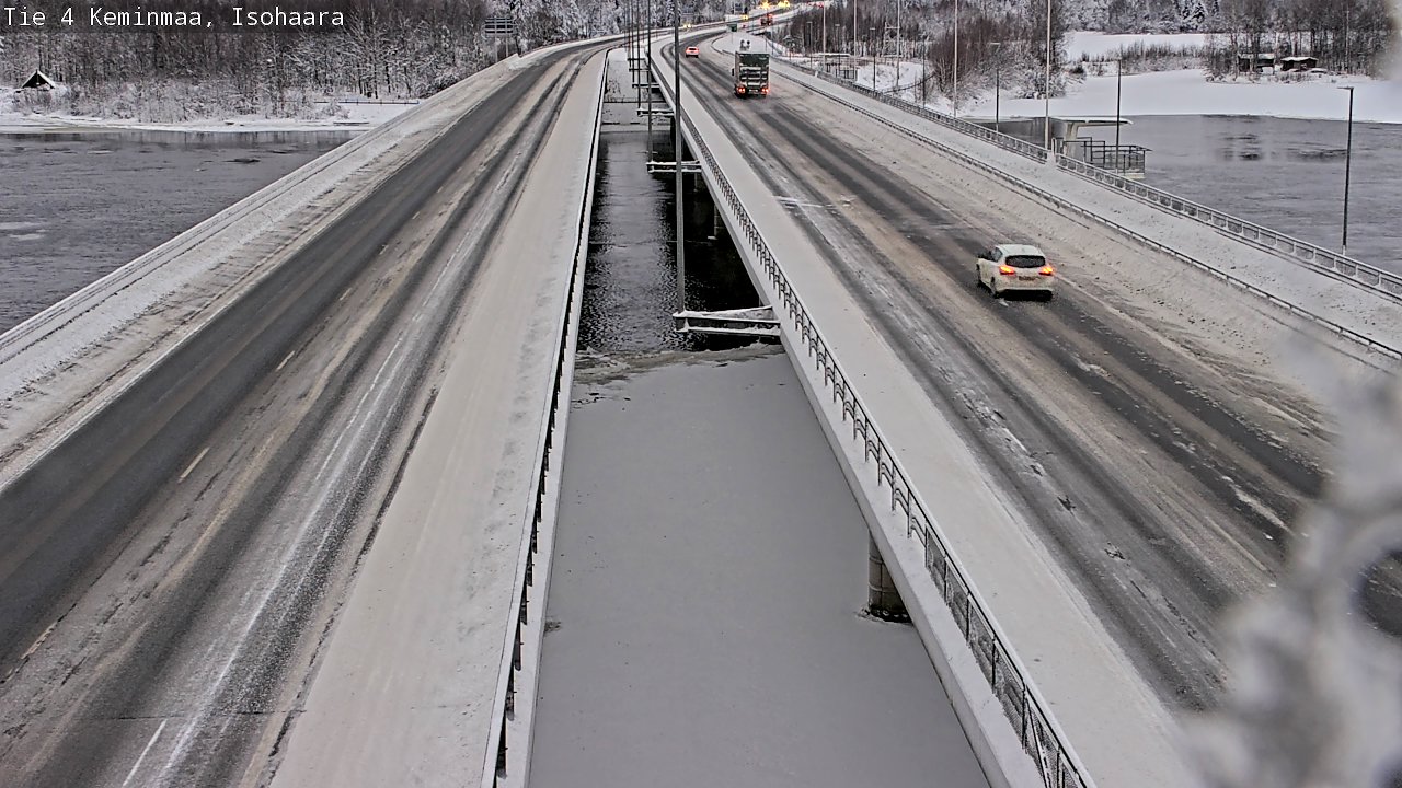 Weather Camera Image Väg 4 Keminmaa, Keminmaa, Lappi