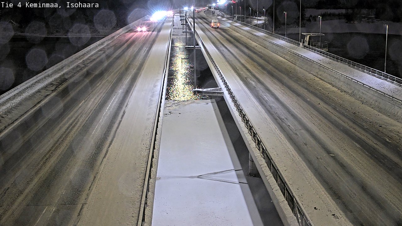 Weather Camera Image Väg 4 Keminmaa, Keminmaa, Lappi