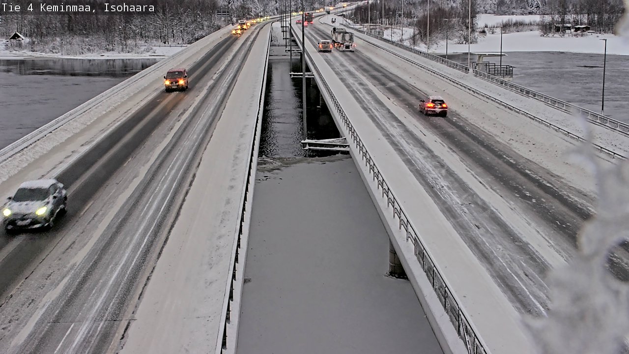 Weather Camera Image Väg 4 Keminmaa, Keminmaa, Lappi