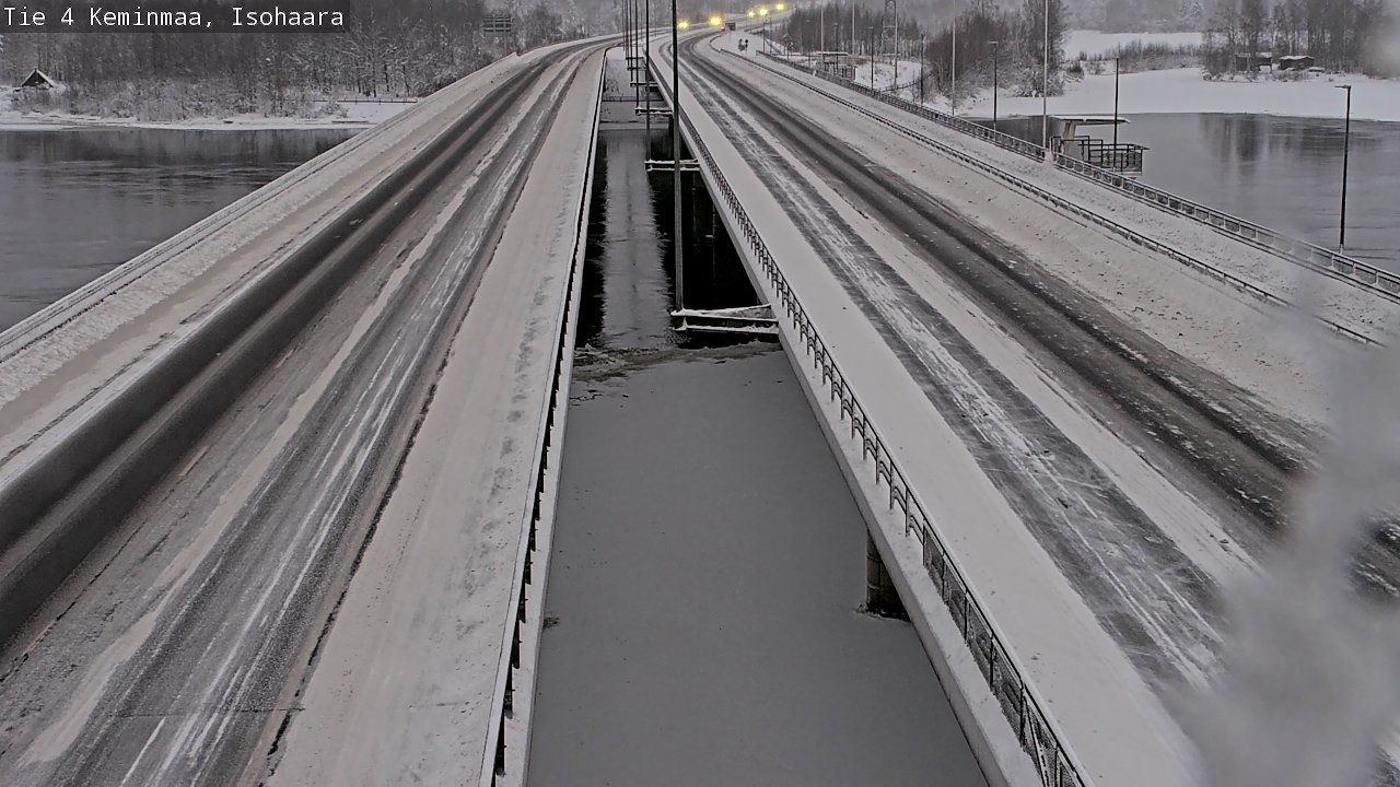 Weather Camera Image Väg 4 Keminmaa, Keminmaa, Lappi