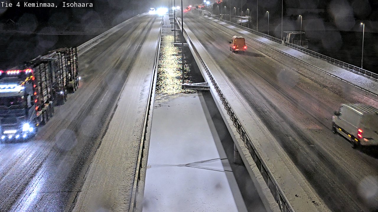 Weather Camera Image Väg 4 Keminmaa, Keminmaa, Lappi