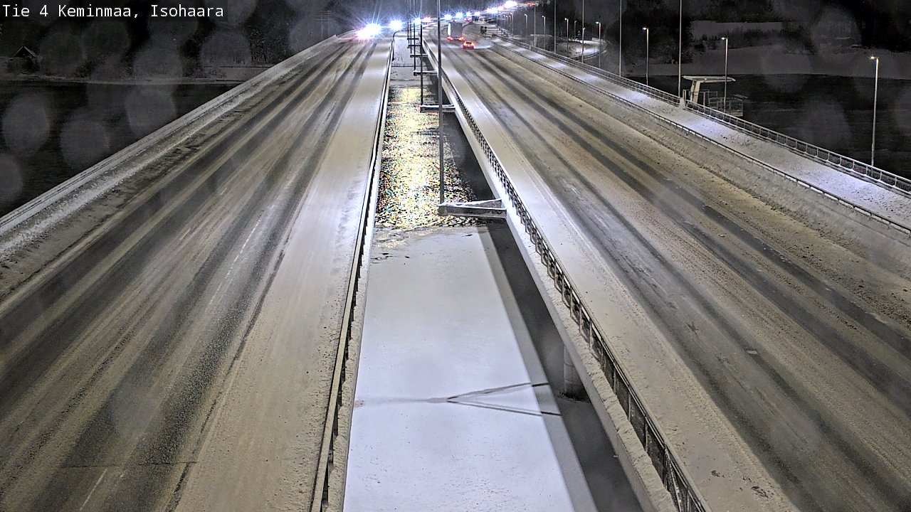 Weather Camera Image Väg 4 Keminmaa, Keminmaa, Lappi