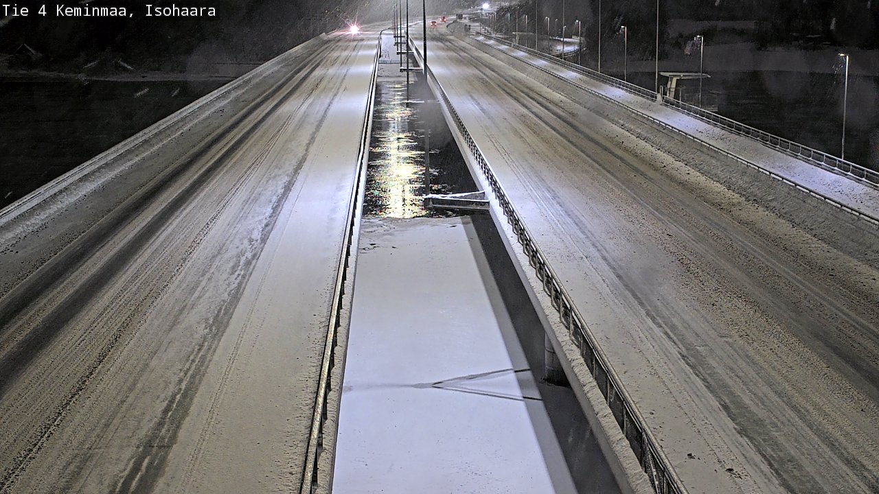 Weather Camera Image Väg 4 Keminmaa, Keminmaa, Lappi