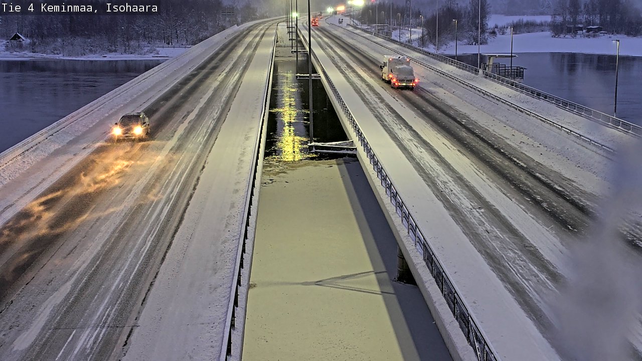 Weather Camera Image Väg 4 Keminmaa, Keminmaa, Lappi