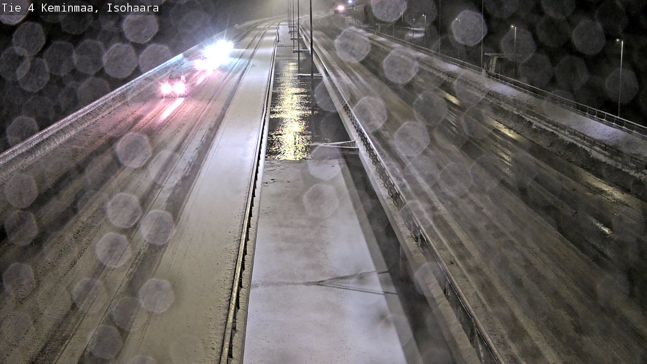 Weather Camera Image Väg 4 Keminmaa, Keminmaa, Lappi