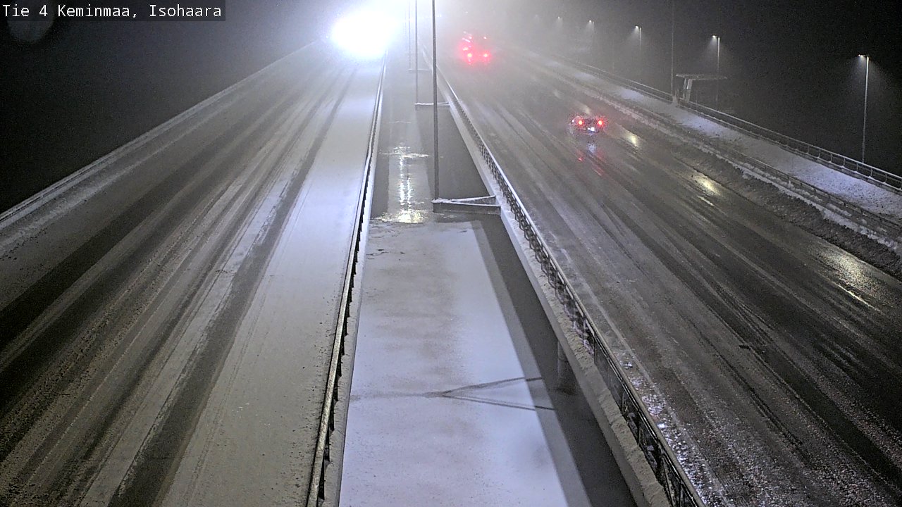 Weather Camera Image Väg 4 Keminmaa, Keminmaa, Lappi