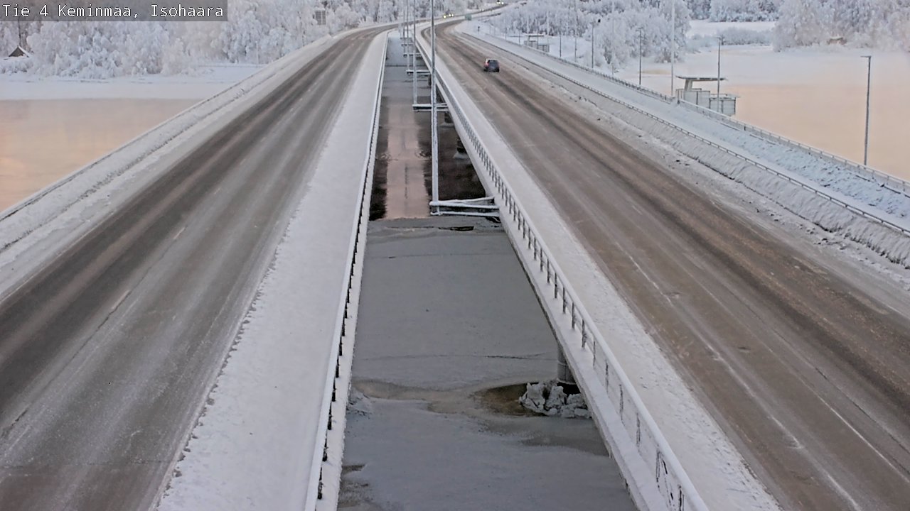 Weather Camera Image Road 4 Keminmaa, Keminmaa, Lappi