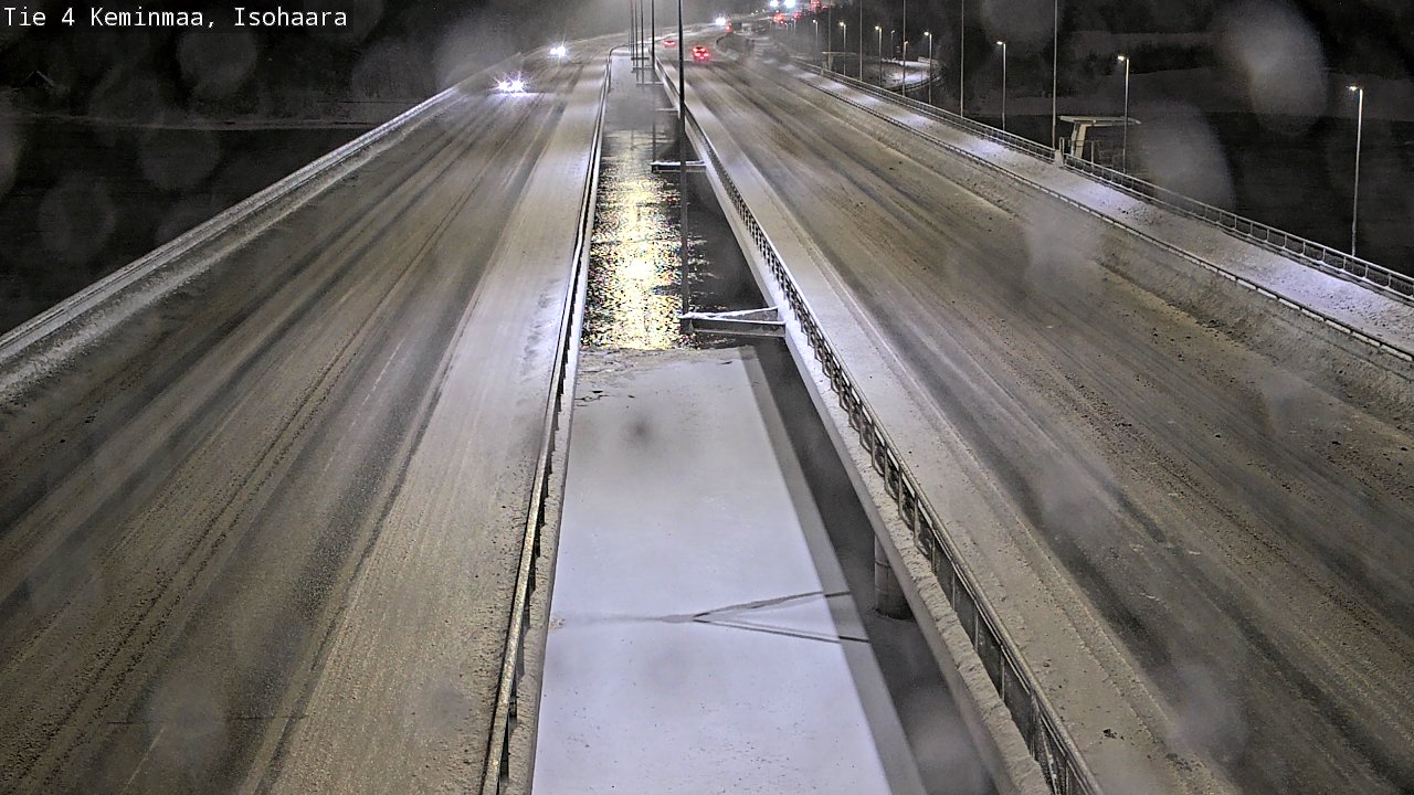 Weather Camera Image Väg 4 Keminmaa, Keminmaa, Lappi