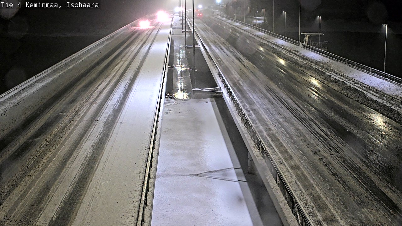 Weather Camera Image Väg 4 Keminmaa, Keminmaa, Lappi