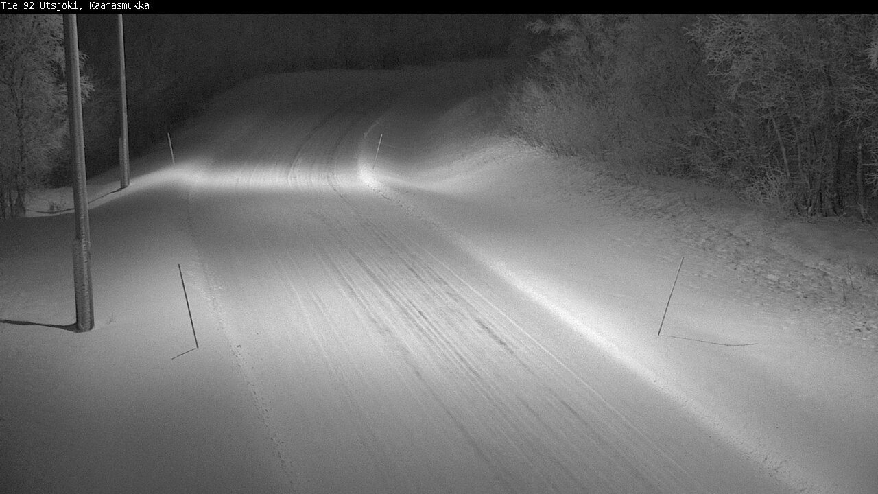 Kelikamerat Kuva Tie 92 Utsjoki, Kaamasmukka, Utsjoki, Lappi