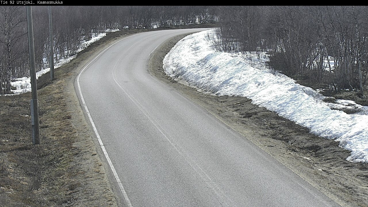 Weather Camera Image Väg 92 Utsjoki, Kaamasmukka, Utsjoki, Lappi