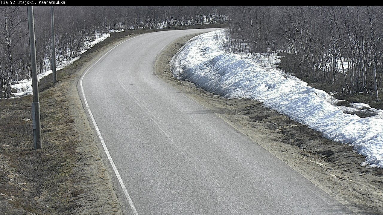 Weather Camera Image Väg 92 Utsjoki, Kaamasmukka, Utsjoki, Lappi
