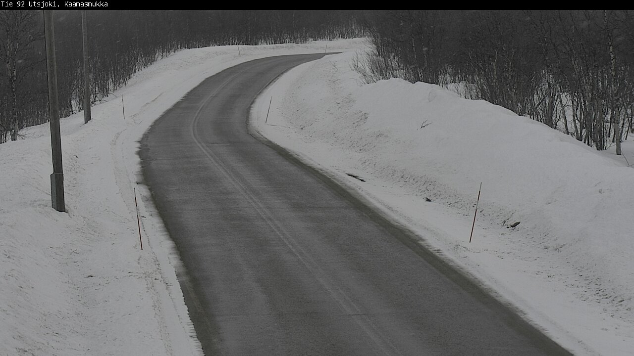Weather Camera Image Väg 92 Utsjoki, Kaamasmukka, Utsjoki, Lappi