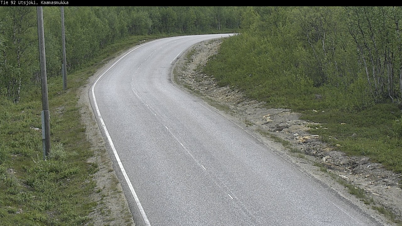 Weather Camera Image Väg 92 Utsjoki, Kaamasmukka, Utsjoki, Lappi