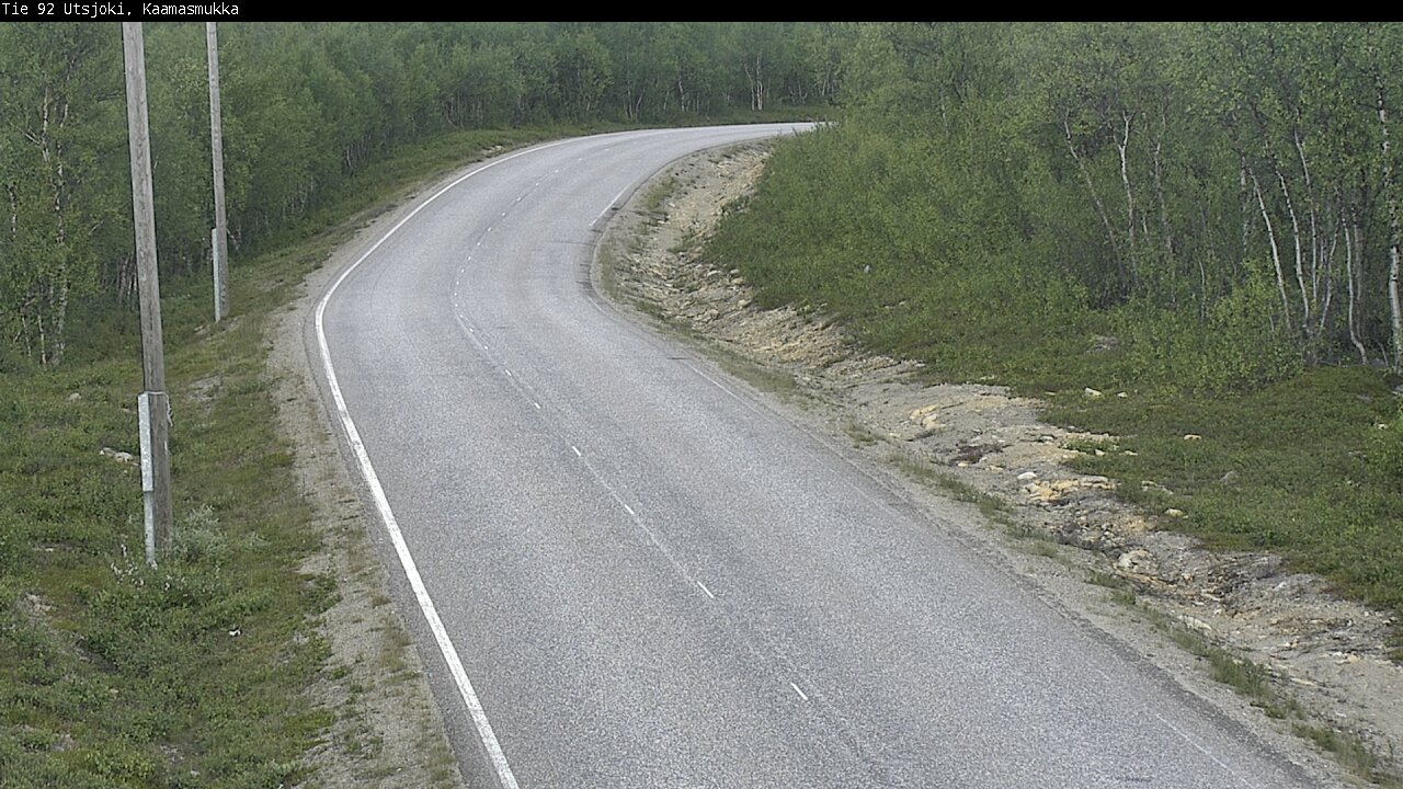 Weather Camera Image Väg 92 Utsjoki, Kaamasmukka, Utsjoki, Lappi
