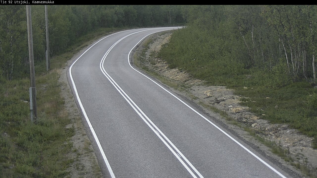 Kelikamerat Kuva Tie 92 Utsjoki, Kaamasmukka, Utsjoki, Lappi