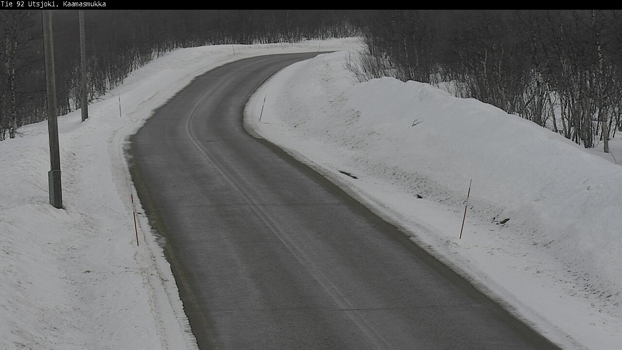 Weather Camera Image Väg 92 Utsjoki, Kaamasmukka, Utsjoki, Lappi