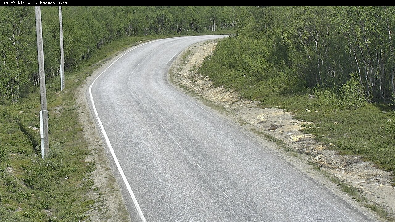 Weather Camera Image Väg 92 Utsjoki, Kaamasmukka, Utsjoki, Lappi