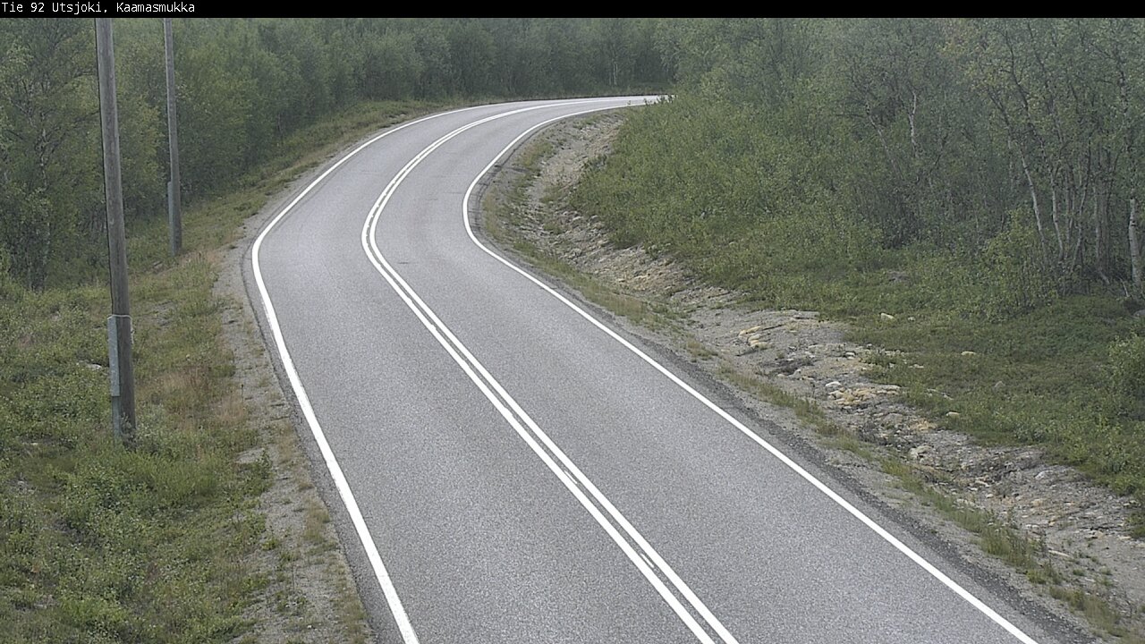 Weather Camera Image Road 92 Utsjoki, Kaamasmukka, Utsjoki, Lappi