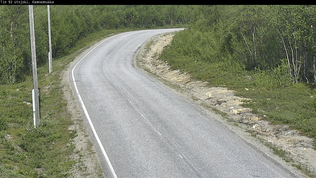 Weather Camera Image Väg 92 Utsjoki, Kaamasmukka, Utsjoki, Lappi