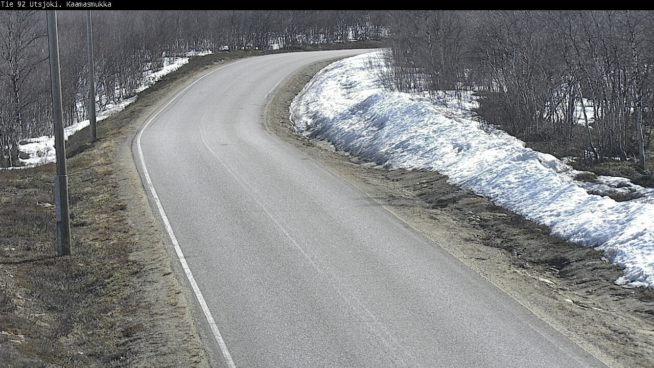 Weather Camera Image Väg 92 Utsjoki, Kaamasmukka, Utsjoki, Lappi