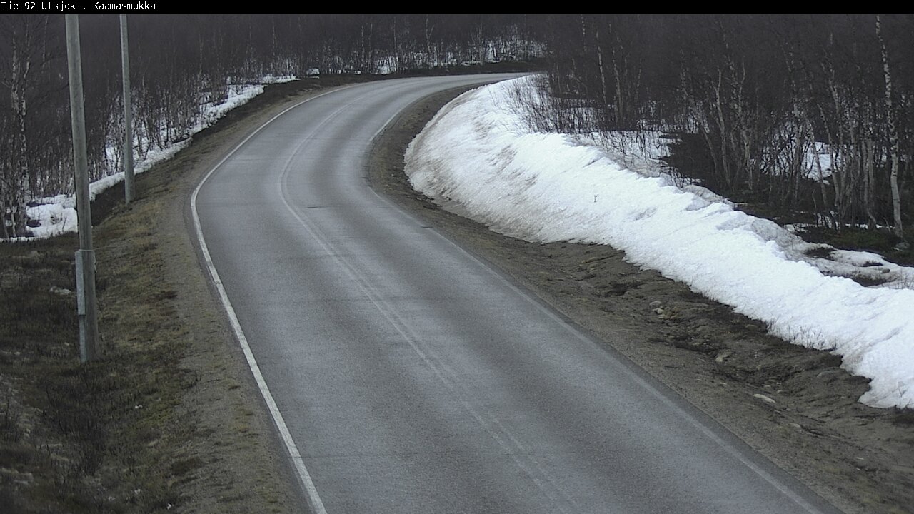 Weather Camera Image Väg 92 Utsjoki, Kaamasmukka, Utsjoki, Lappi