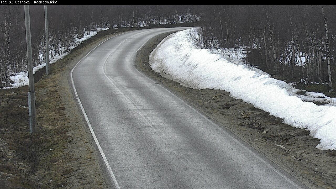 Weather Camera Image Väg 92 Utsjoki, Kaamasmukka, Utsjoki, Lappi