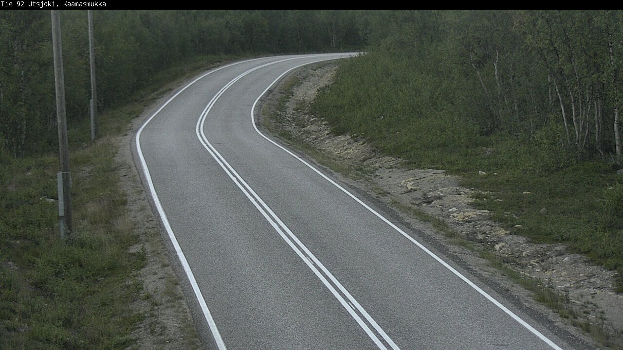 Kelikamerat Kuva Tie 92 Utsjoki, Kaamasmukka, Utsjoki, Lappi