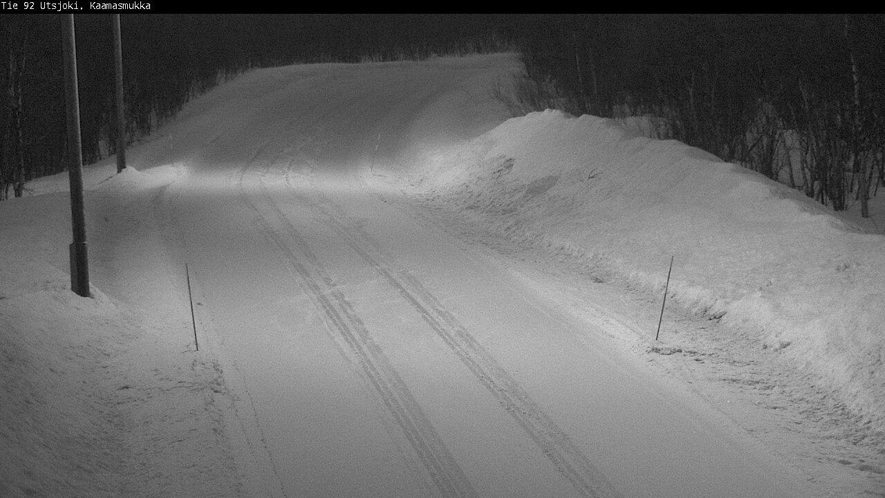 Weather Camera Image Road 92 Utsjoki, Kaamasmukka, Utsjoki, Lappi