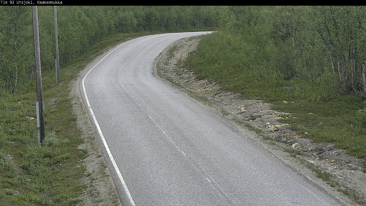 Kelikamerat Kuva Tie 92 Utsjoki, Kaamasmukka, Utsjoki, Lappi
