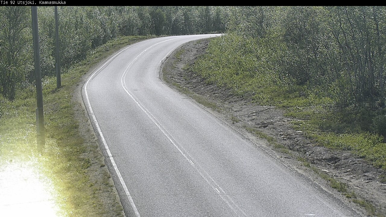 Weather Camera Image Väg 92 Utsjoki, Kaamasmukka, Utsjoki, Lappi