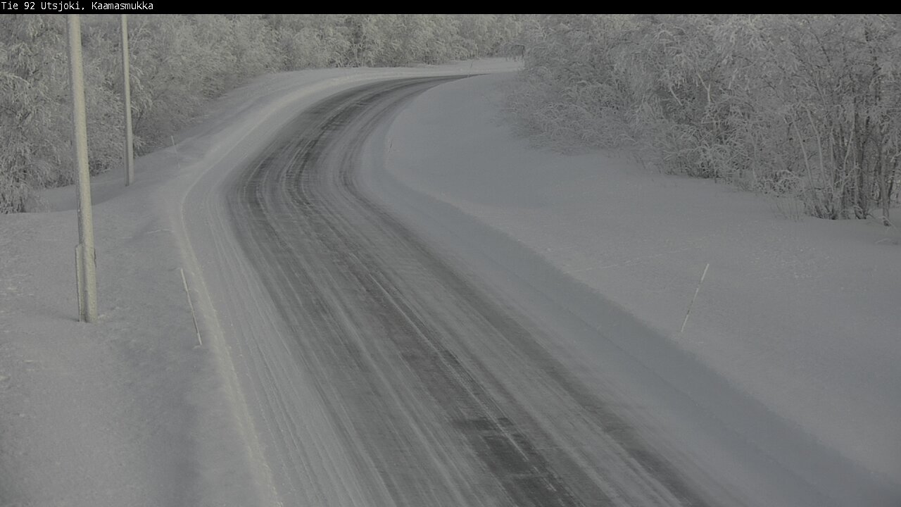 Kelikamerat Kuva Tie 92 Utsjoki, Kaamasmukka, Utsjoki, Lappi