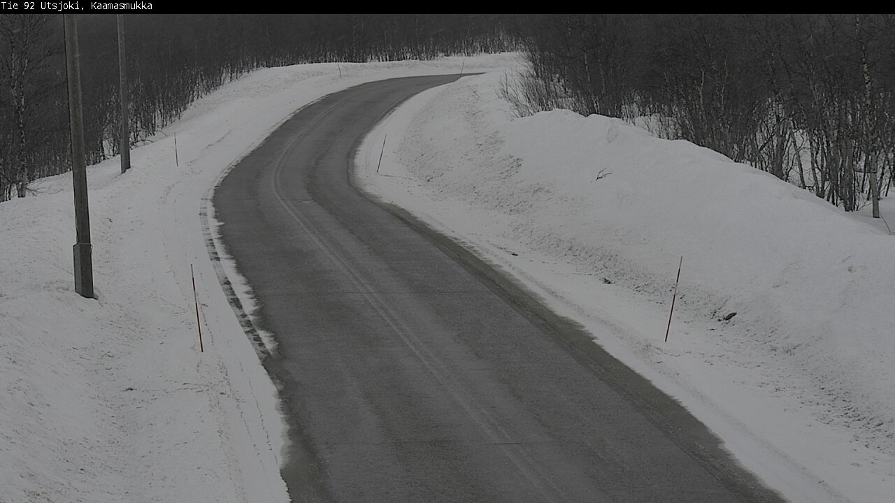 Kelikamerat Kuva Tie 92 Utsjoki, Kaamasmukka, Utsjoki, Lappi