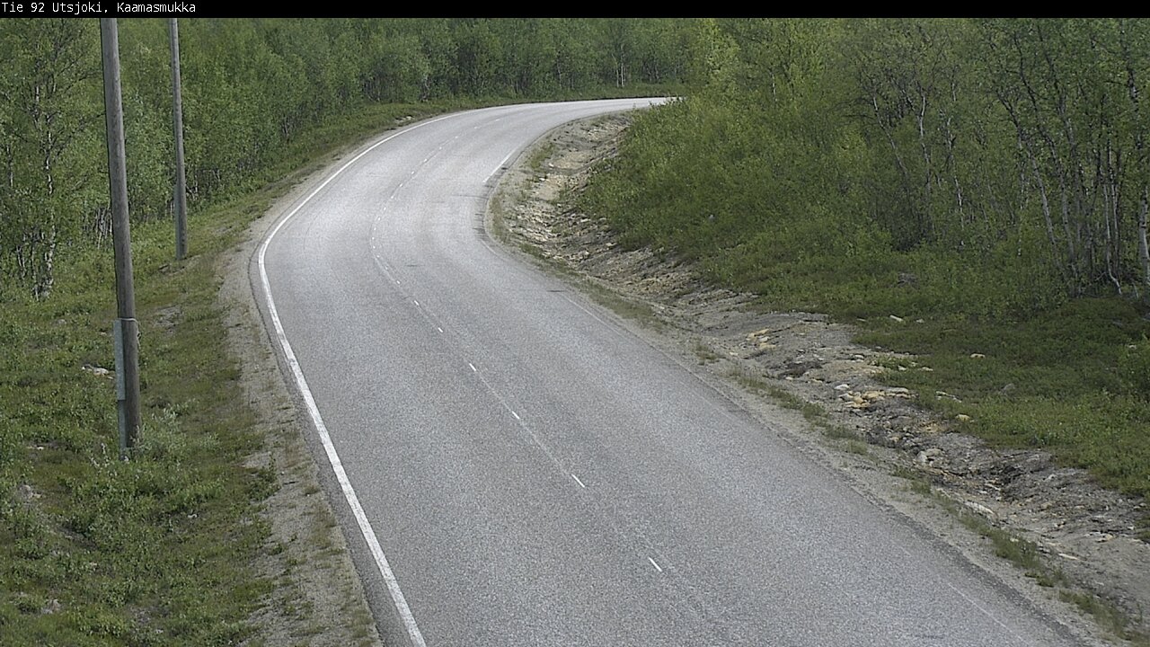 Weather Camera Image Väg 92 Utsjoki, Kaamasmukka, Utsjoki, Lappi